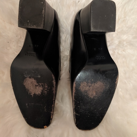 AUTHENTIC GUCCI LOAFERS in black patent leather - Picture 6 of 6